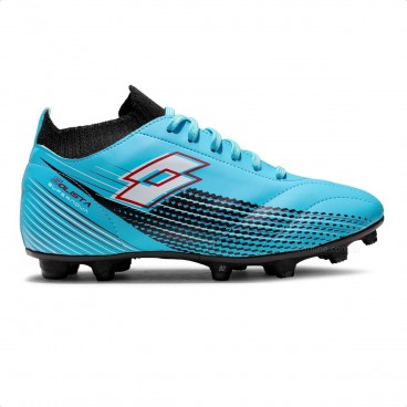 Chuteira Campo Lotto Solista Supernova Masculina Azul / Preto