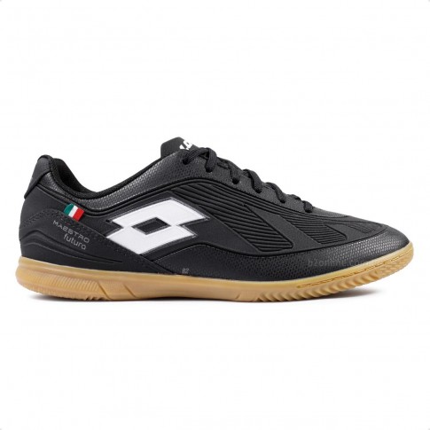 Chuteira Futsal Lotto Maestro Futura B700 Masculina Preto