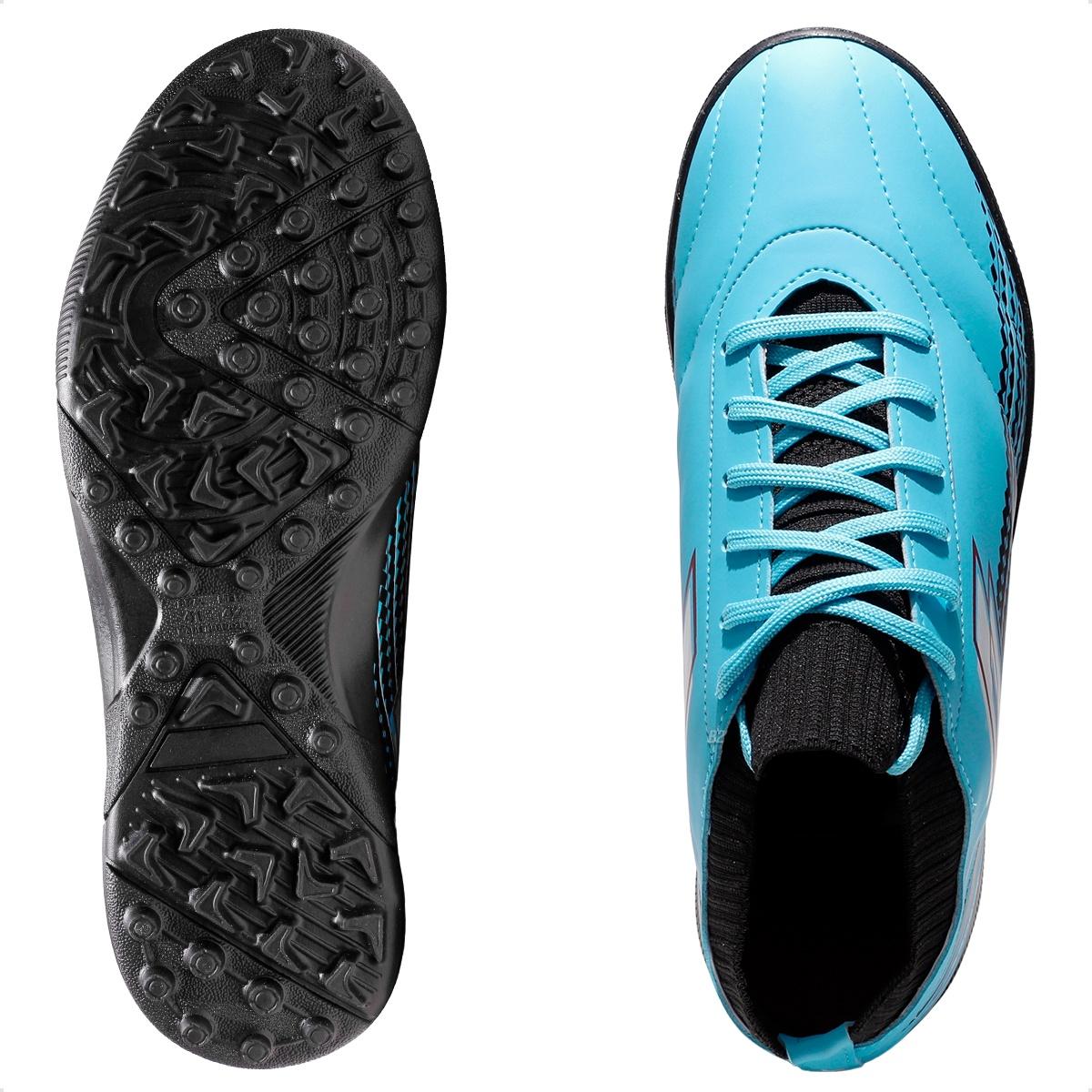 LOTTO × Diaspora Chuteira Society Lotto Solista Supernova Masculina Preto