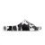 Chinelo Slide Melissa Free Print Feminina Branco / Preto