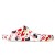 Chinleo Slide Melissa Free Print Mickey and Friends Feminino Branco / Vermelho