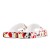 Chinleo Slide Melissa Free Print Mickey and Friends Feminino Branco / Vermelho