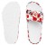 Chinleo Slide Melissa Free Print Mickey and Friends Feminino Branco / Vermelho