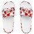 Chinleo Slide Melissa Free Print Mickey and Friends Feminino Branco / Vermelho