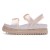 Sandália Melissa Cozy Sandal Platform AD Feminina Bege