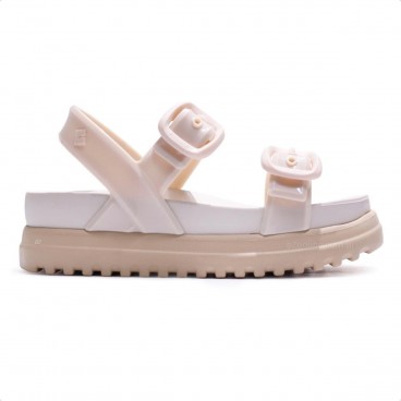 Sandália Melissa Cozy Sandal Platform AD Feminina Bege