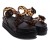 Sandália Melissa Cozy Sandal Platform AD Feminina Preto / Marrom