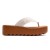 Sandália Melissa M-Lover Thong Platform Feminina Marrom / Bege