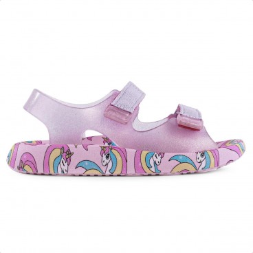 Sandalia Mini Melissa Mix Infantil Rosa / Lilás