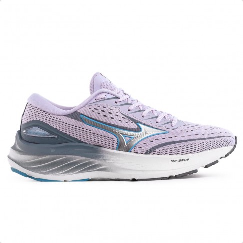 Tênis Mizuno Action 3 Feminino Lilás / Azul