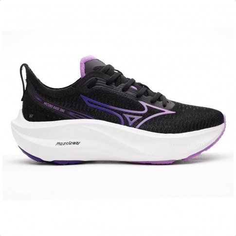 Tênis Mizuno Base One Feminino Preto / Roxo