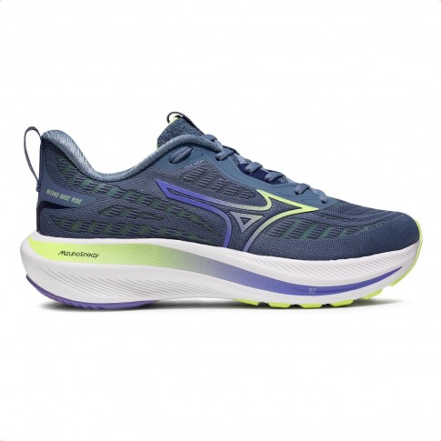 Tênis Mizuno Base Ride Feminino Cinza / Verde