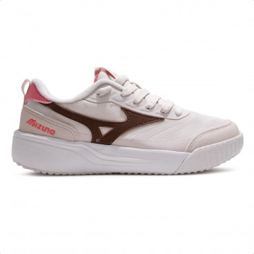 Tênis Mizuno Edo Cross Feminino Bege / Rosa
