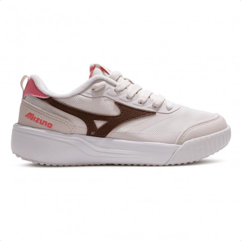 Tênis Mizuno Edo Cross Feminino Bege / Rosa