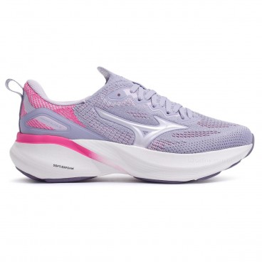 Tenis Mizuno Glow 3 Feminino Lilas / Rosa