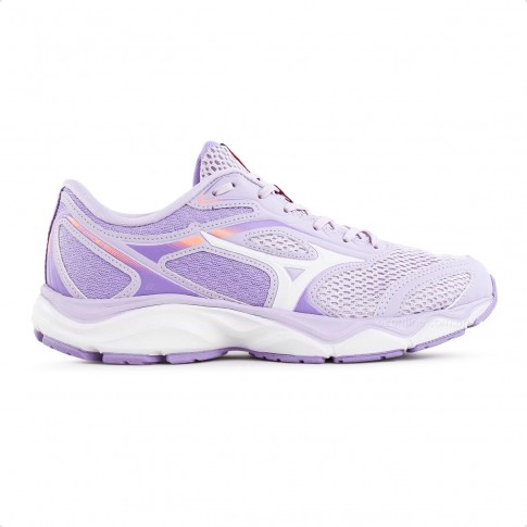 Tênis Mizuno Hawk 5 Feminino Lilás / Salmão