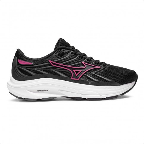 Tênis Mizuno Jet 8 Feminino Preto / Rosa
