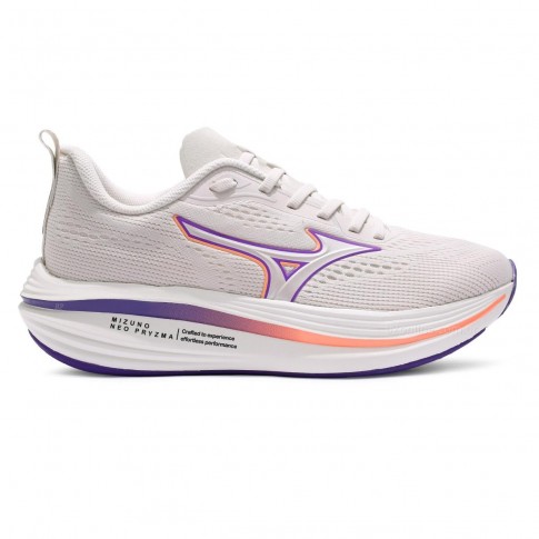 Tênis Mizuno Neo Pryzma Feminino Bege / Roxo