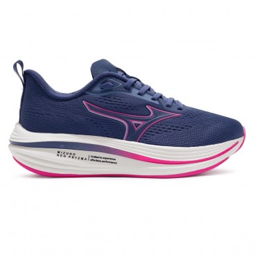 Tênis Mizuno Neo Pryzma Feminino Marinho / Rosa
