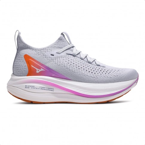 Tênis Mizuno Neo Vista 2 Feminino Cinza / Rosa