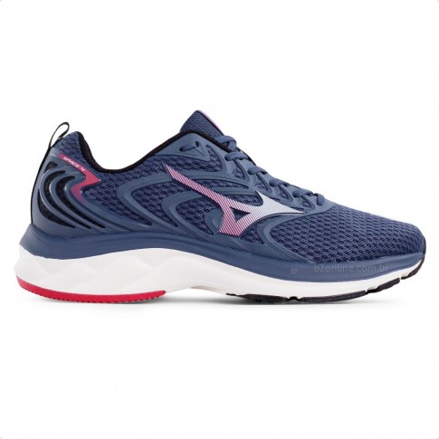 Tênis Mizuno Space 4 Feminino Marinho / Rosa