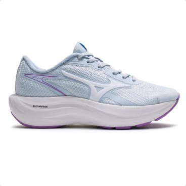 Tênis Mizuno Virtue 2 Feminino Azul Claro / Roxo