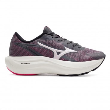 Tênis Mizuno Virtue 2 Feminino Cinza / Rosa