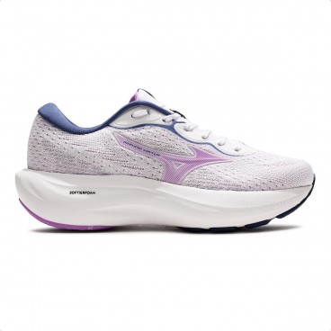Tênis Mizuno Virtue Feminino Branco / Lilas