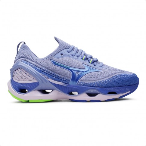Tênis Mizuno Wave Endeavor 3 Feminino Lilás / Azul
