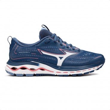 Tênis Mizuno Wave Nitron 2 Feminino Azul / Rosa