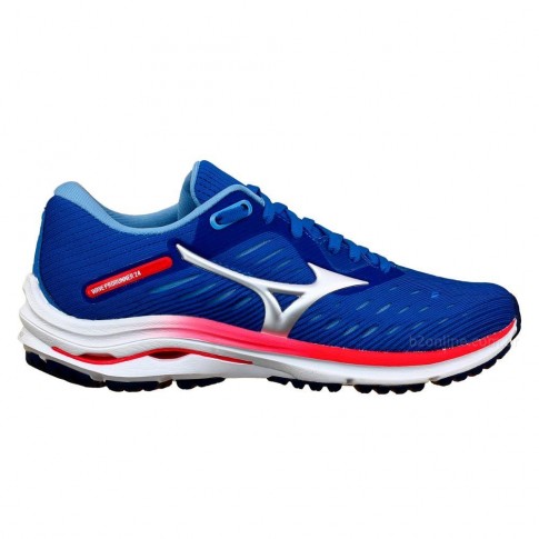 Tênis Mizuno Wave Prorunner 24 Feminino Azul / Rosa