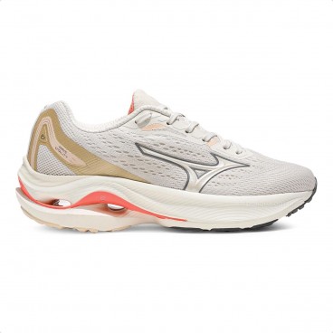Tênis Mizuno Wave Vitality 6 Feminino Bege / Coral