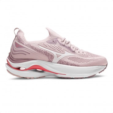 Tênis Mizuno Wave Zest 2 Feminino Rosa / Lilás
