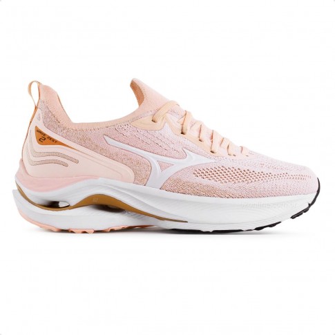 Tênis Mizuno Wave Zest 2 Feminino Rosa Claro