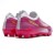 Chuteira Campo Mizuno Alpha Club Md Masculina Branco / Rosa