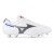 Chuteira Campo Mizuno Morelia Club MD Masculina Branco / Prata