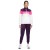 Conjunto Agasalho Mizuno Root C III Feminino Branco / Roxo