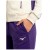 Conjunto Agasalho Mizuno Root III Feminino Bege / Roxo