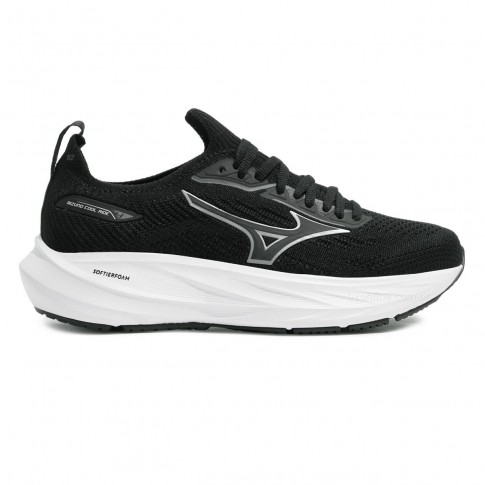 Tênis Mizuno Cool Ride 4 Junior Preto / Branco