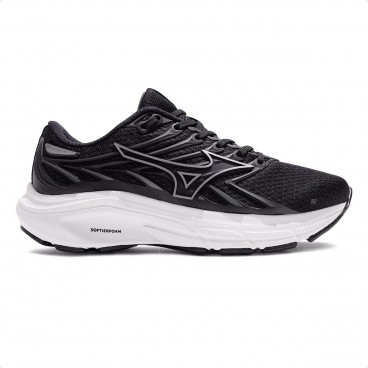 Tênis Mizuno Jet 8 Junior Preto / Prata