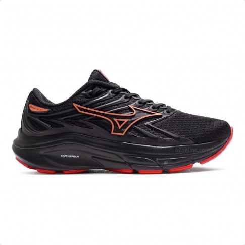 Tênis Mizuno Jet 8 Junior Preto / Vermelho