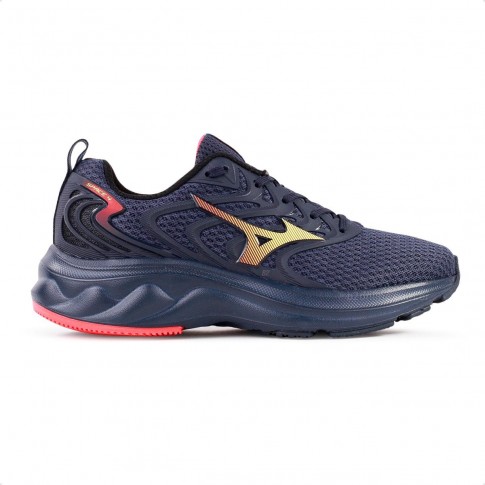 Tênis Mizuno Space 4 Junior Marinho / Vermelho