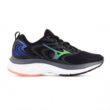 Tênis Mizuno Space 4 Junior Preto / Verde