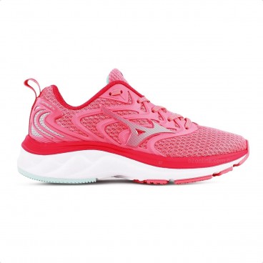 Tênis Mizuno Space 4 Junior Rosa / Branco