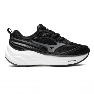 Tênis Mizuno Space 5 Junior Preto / Prata
