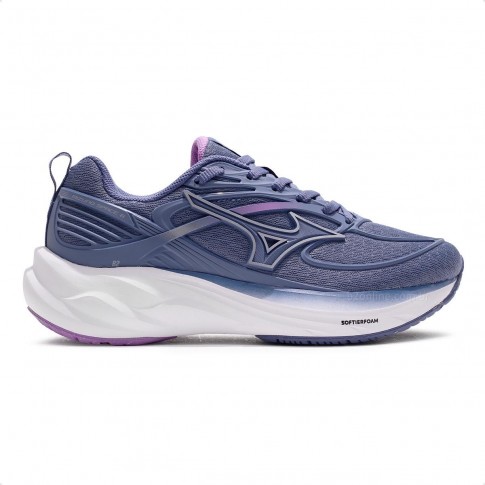 Tênis Mizuno Space 6 Junior Azul / Lilás