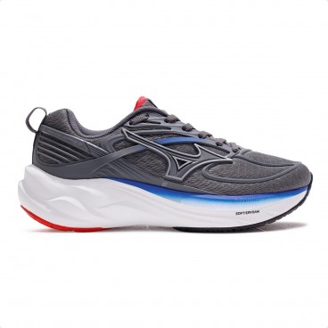 Tênis Mizuno Space 6 Junior Chumbo / Azul