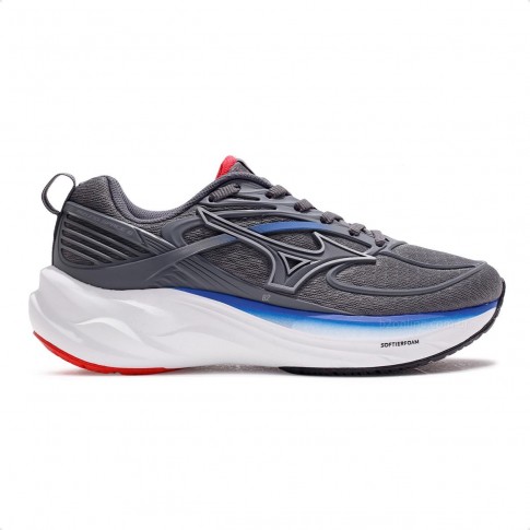 Tênis Mizuno Space 6 Junior Chumbo / Azul
