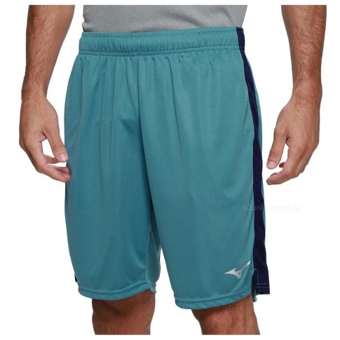 Bermuda Mizuno Root Mesh 2 Masculina Azul Petróleo