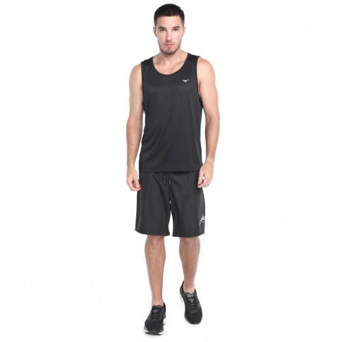 Bermuda Mizuno Run Bird Masculina Preto / Cinza